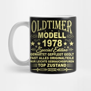 OLDTIMER MODELL BAUJAHR 1978 Mug